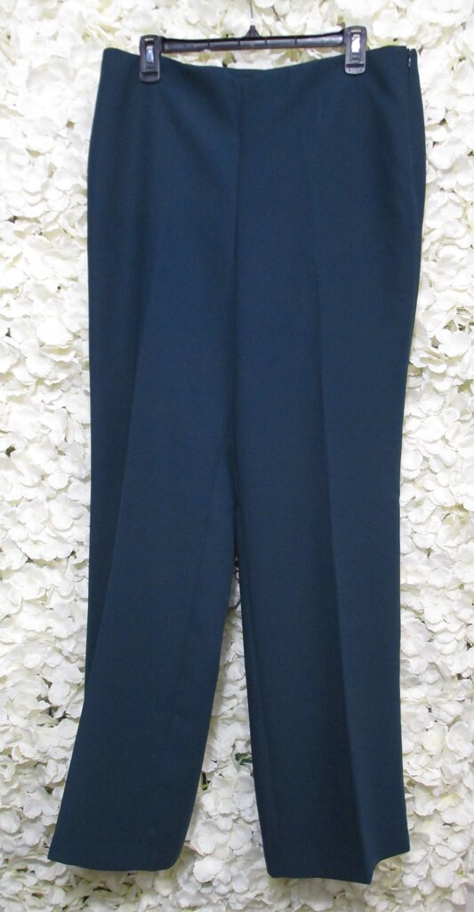 12 green wide leg dress pants