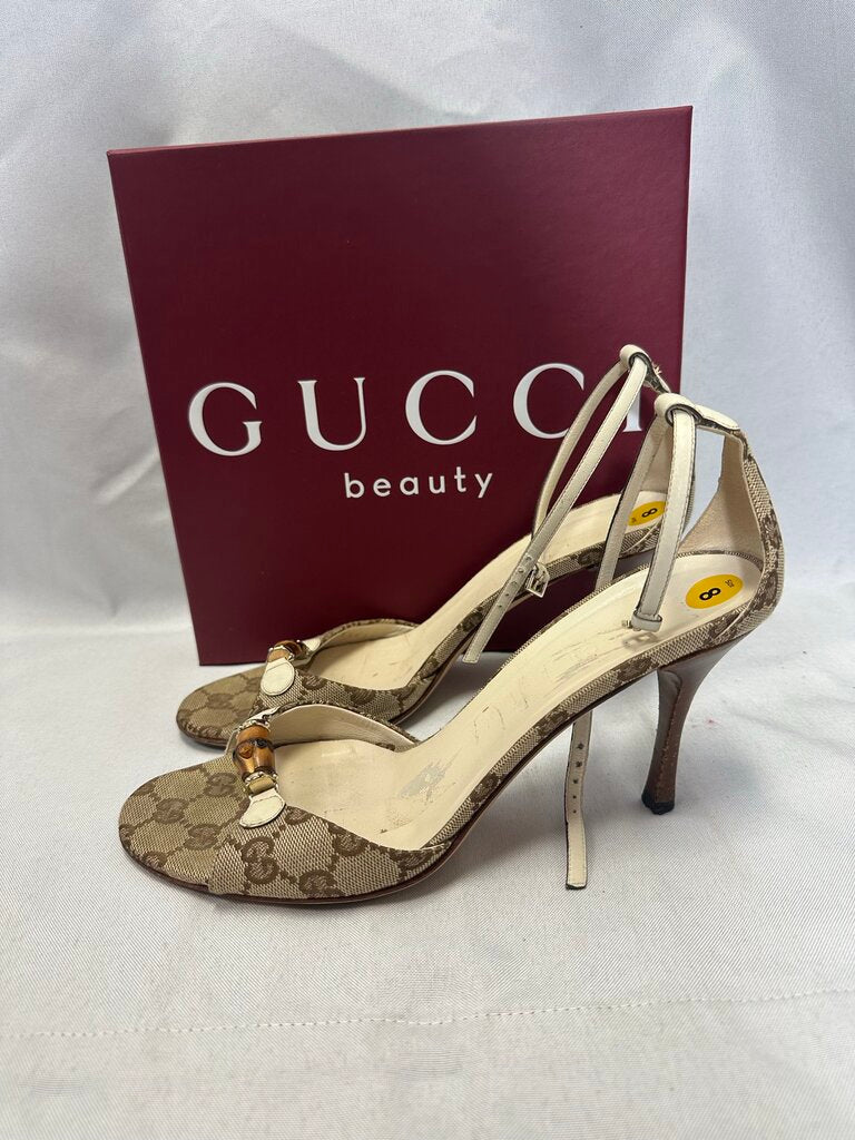 Vintage Gucci Brown Heels