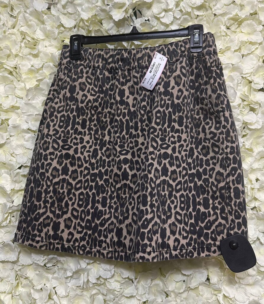 Boston Proper Cheetah Print Skirt