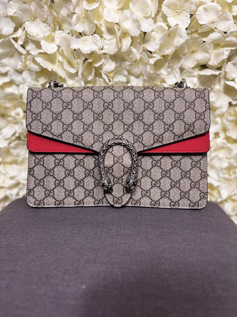 Gucci Dinoysus Leather Handbag