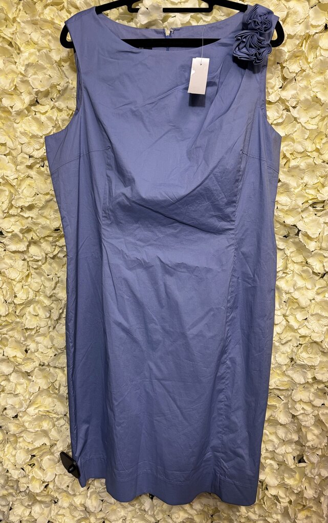 light blue dress flower detail