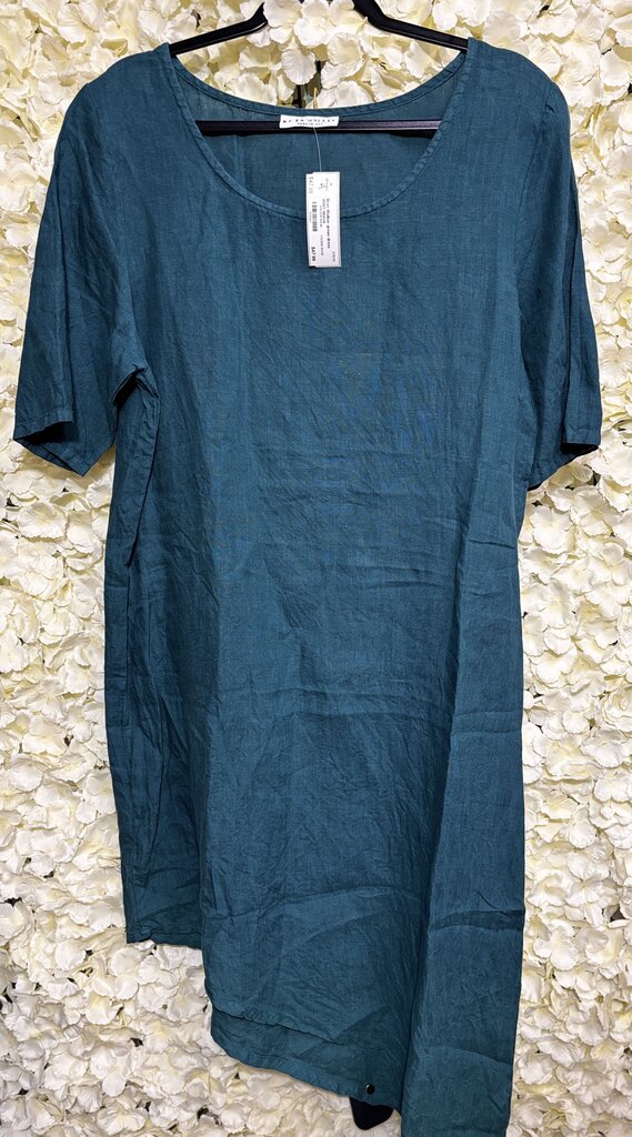 green dress short sleeve