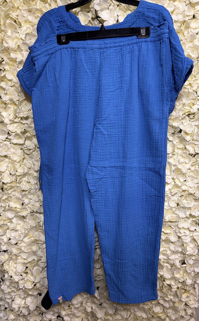 blue casual pant