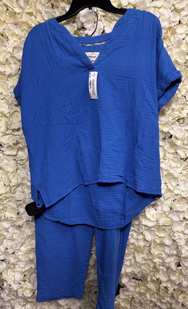 blue casual vneck blouse short sleeve