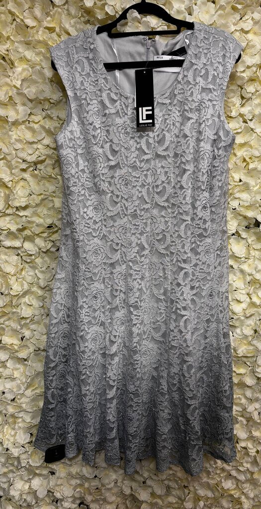 silver lace glitter midi dress