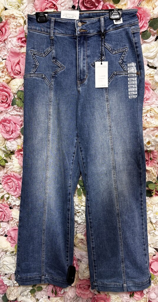 star blue high rise jean