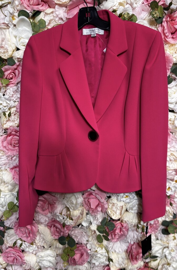 pink blazer