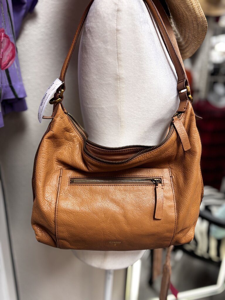 brown shoulder purse