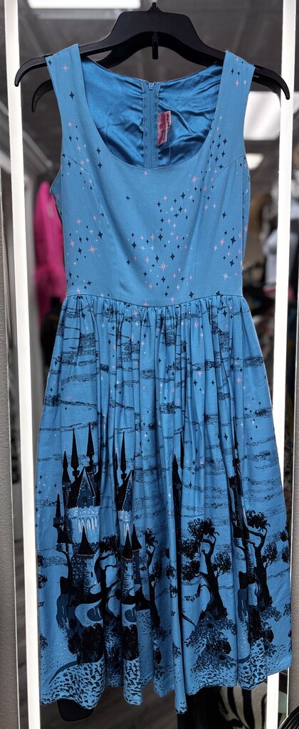 blue castle disney dress