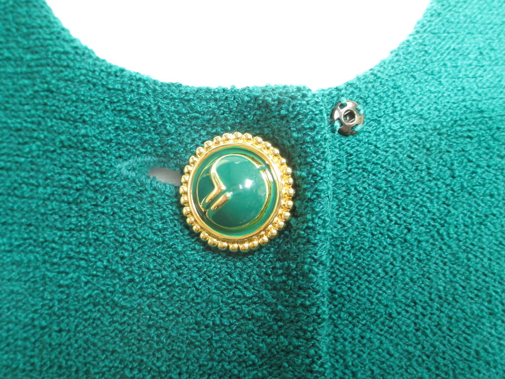 2 green knit blazer