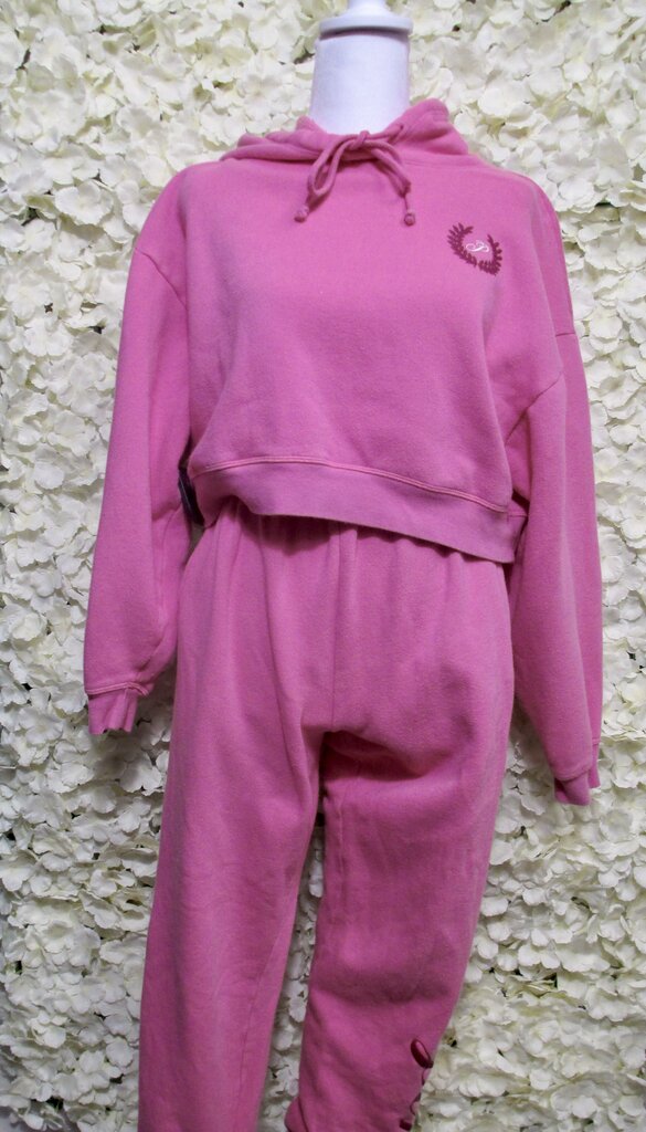 xs pink sweatset