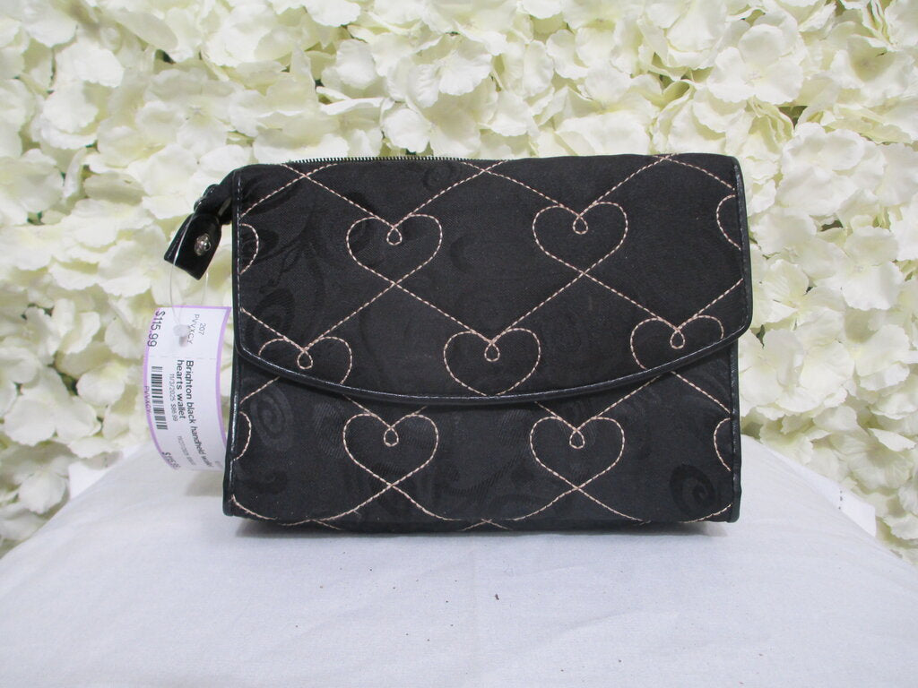black handheld wallet hearts