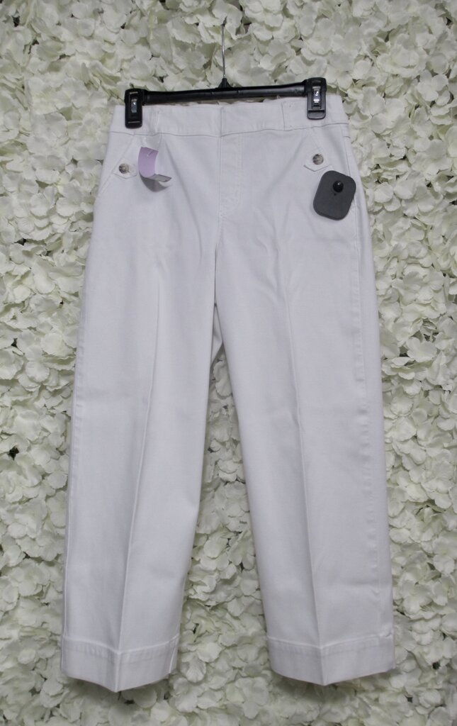 m white straight leg pant