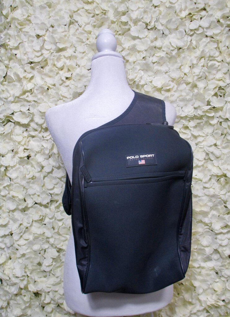 Navy Sport backpack w/ 1 strap
