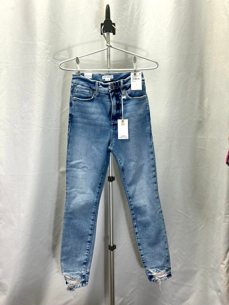 Good American Light Blue Jeans 2/26 (NWT)