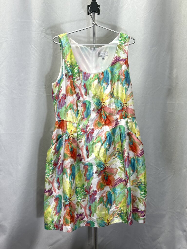 Signature by Robbie Bee Multi Color Dress 12