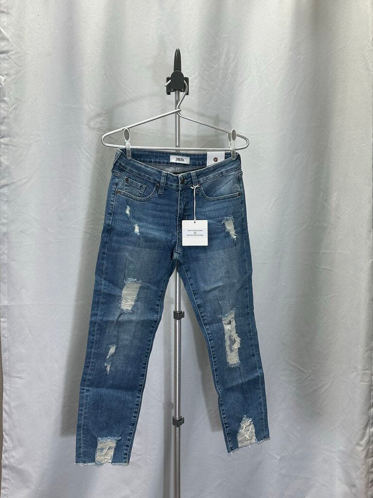 JBD Destroyed Skinny Boyfriend Jeans