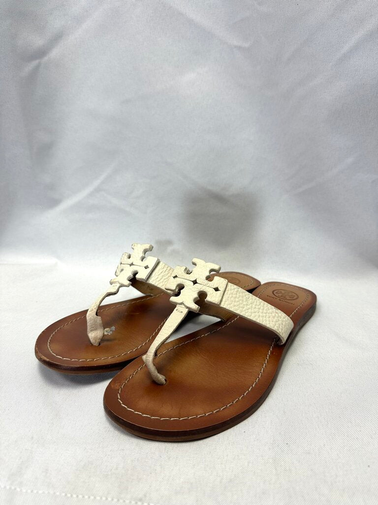 Tory Burch White Sandals 8