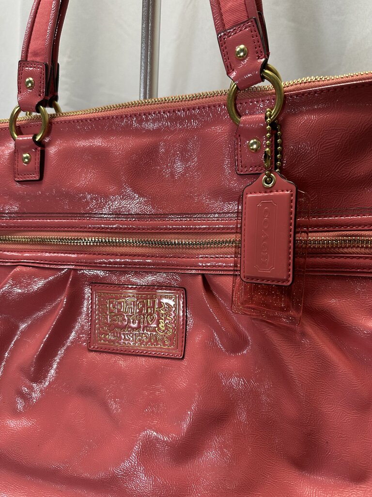 Coral Pink Coach Tote NWT
