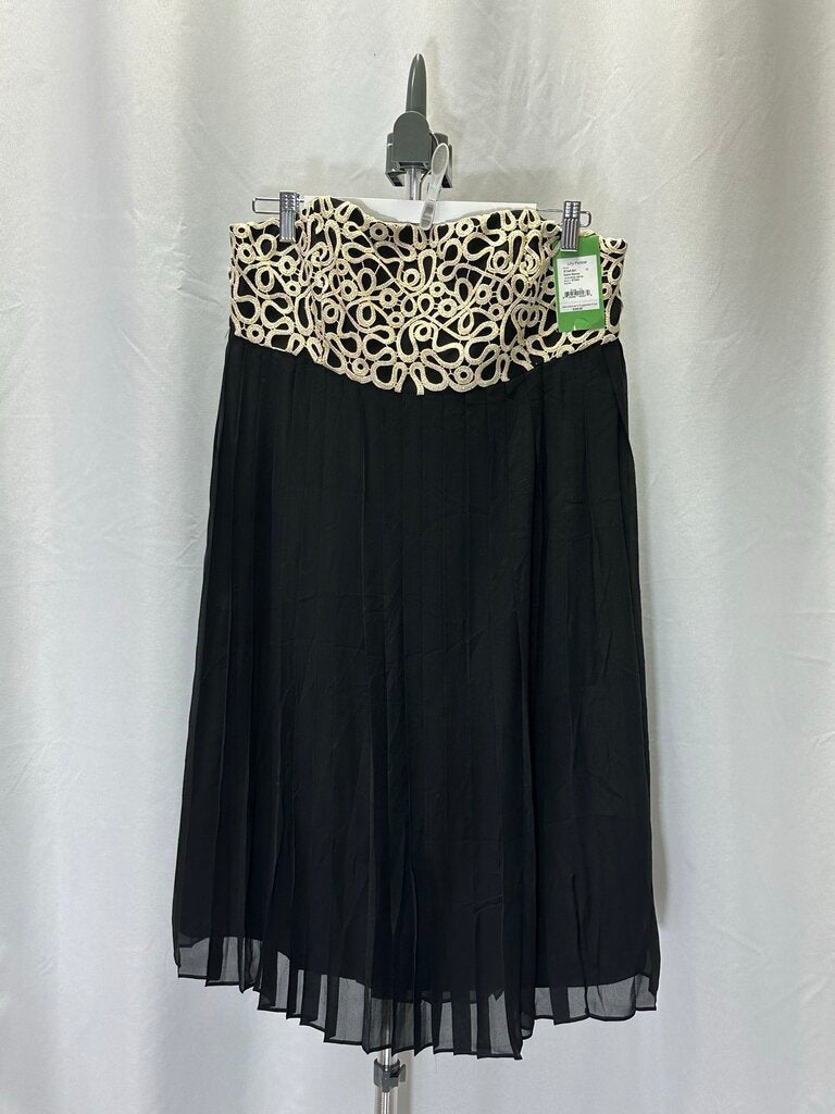 Lily Pulitzer Jillie Mini Dress Black Gold Size 12
