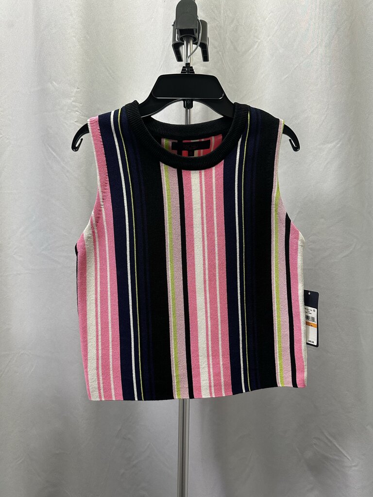 Rachel Roy April Pink Striped Skirt Set Small