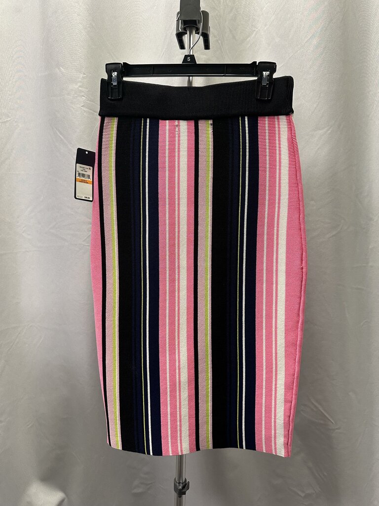 Rachel Roy April Pink Striped Skirt Set Small
