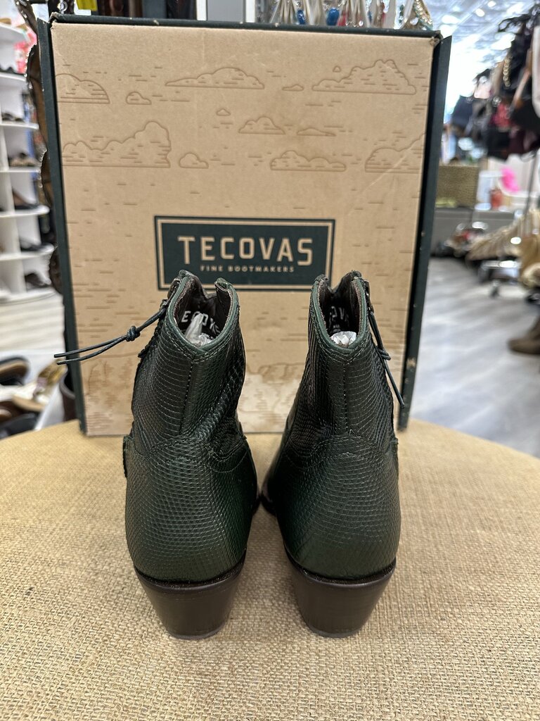 Tecovas The Stevie Emerald Lizard Boots Size 7.5