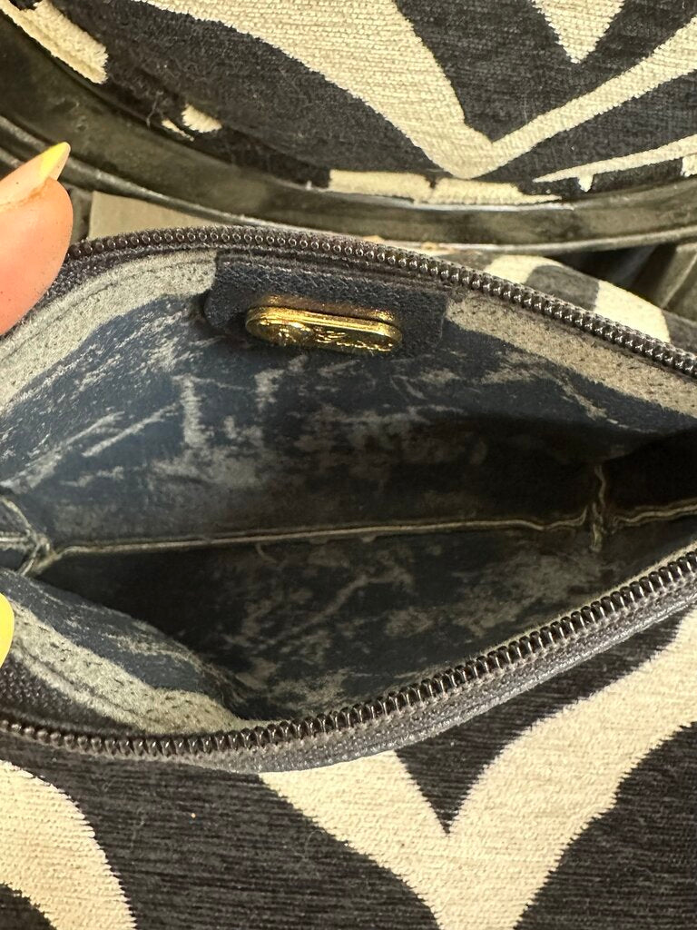 Vintage Gucci Blue Cosmetic Bag
