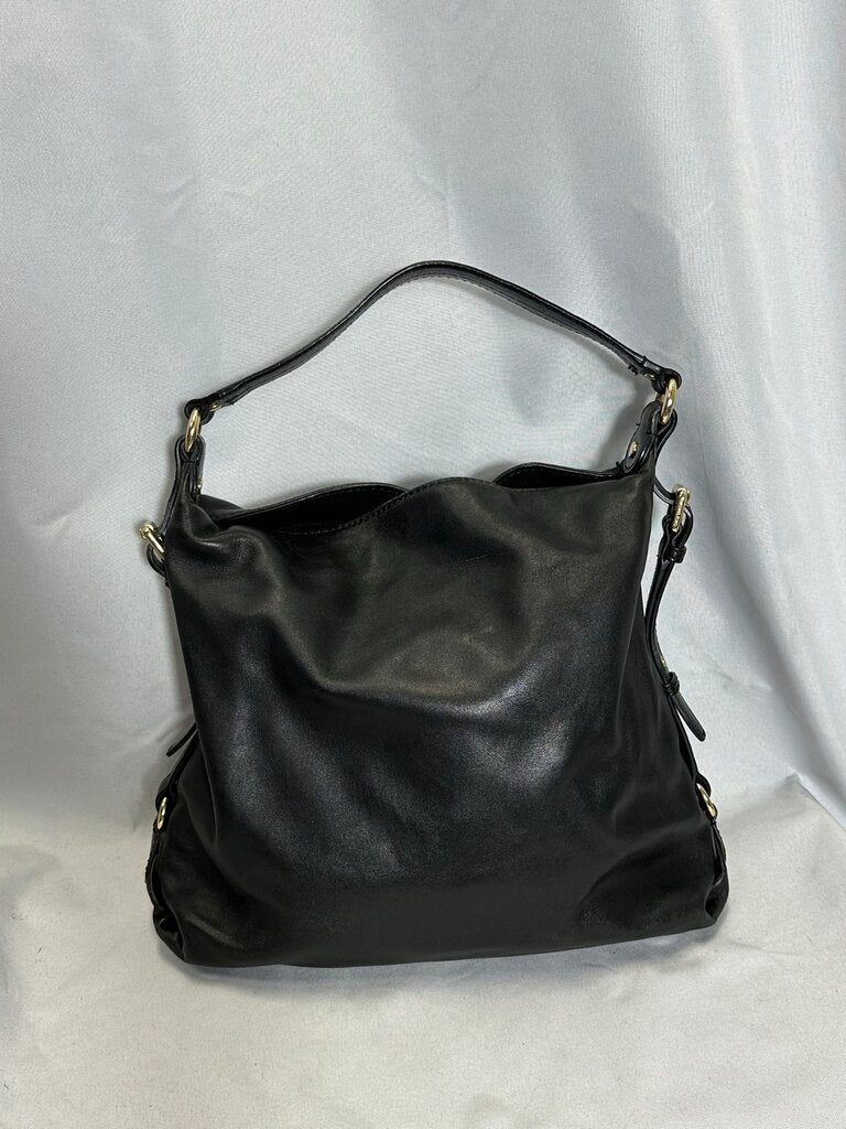 Michael Kors Black Leather Handle Bag