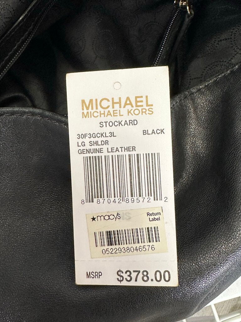 Michael Kors Black Leather Handle Bag