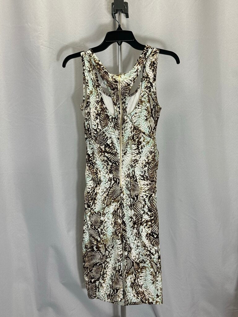 Cache Snake Print Mini Dress Small