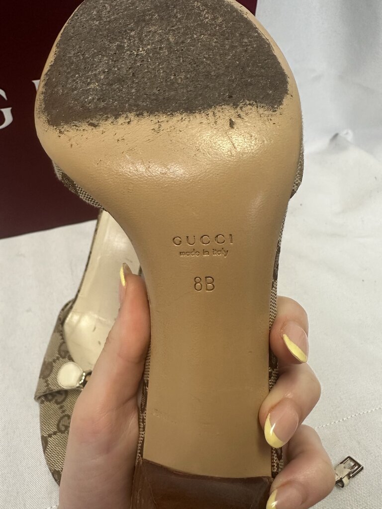 Vintage Gucci Brown Heels
