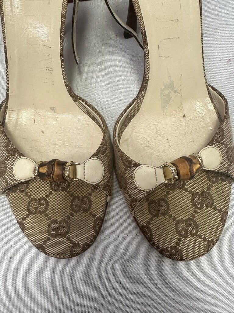 Vintage Gucci Brown Heels