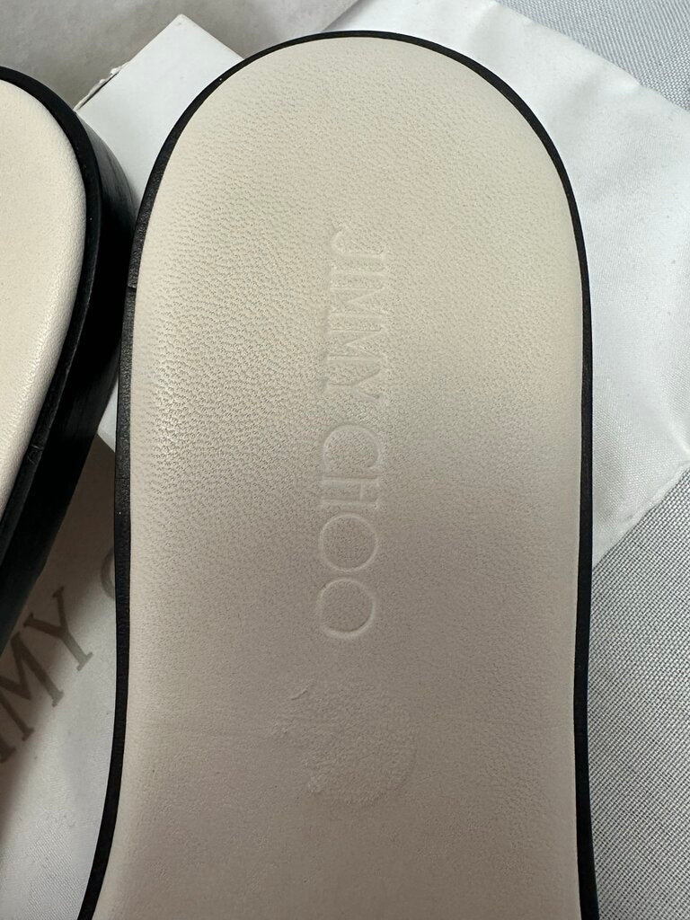 Jimmy Choo White Alligator Sandals