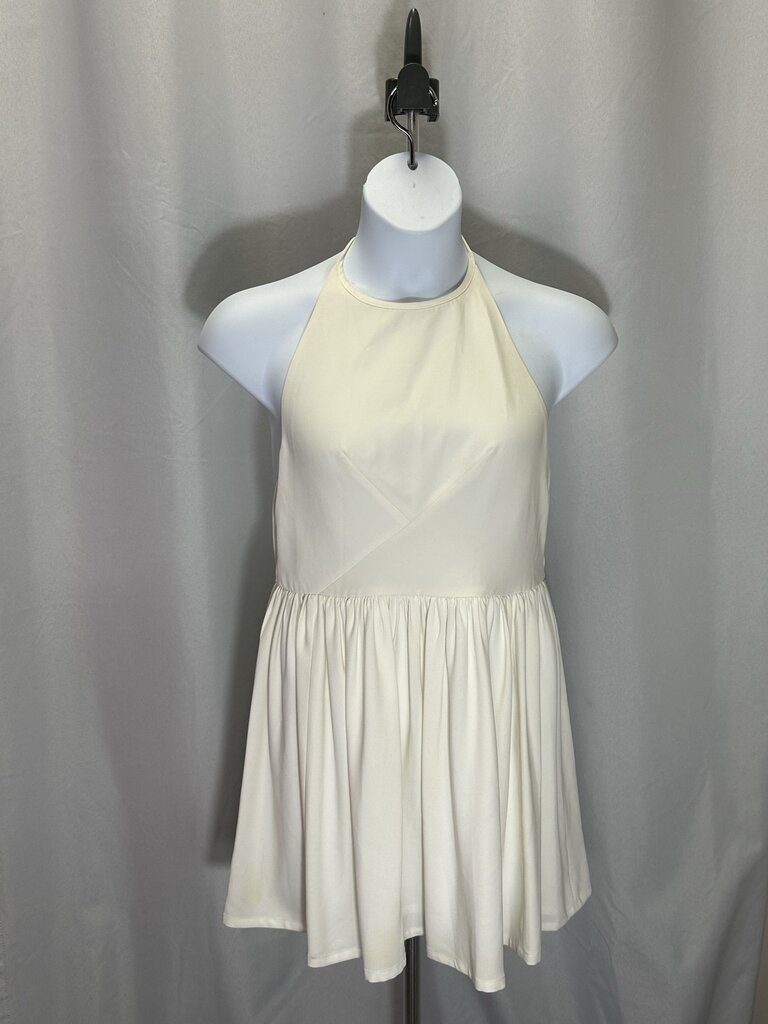 Keepsake Cream Halter Dress