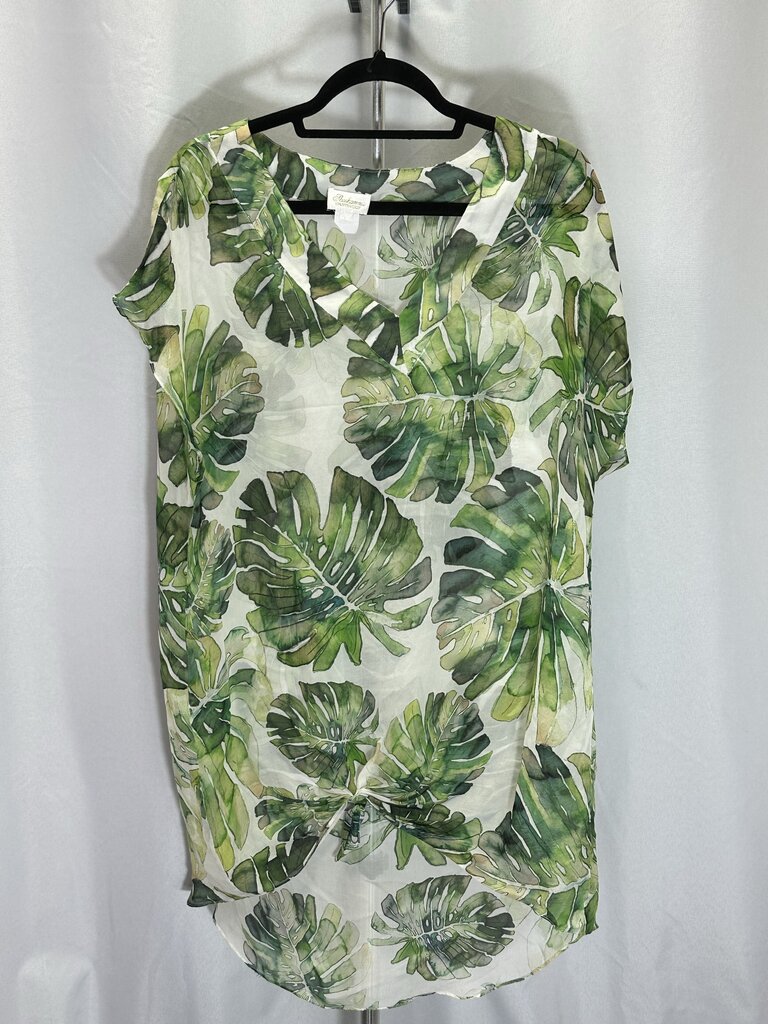 Shoshanna Swimwear Leaf Print Cover Up