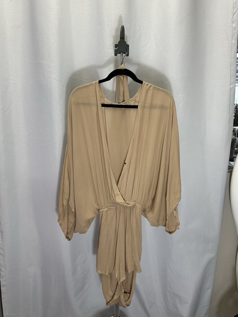Indah Brown Flowy Romper