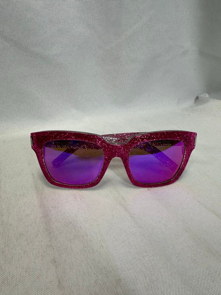 Saint Laurent Pink Glitter Bold Sunglasses
