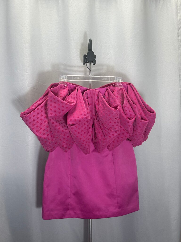 Rotate by Birger Christensen Pink Natalie Bow Mini Dress