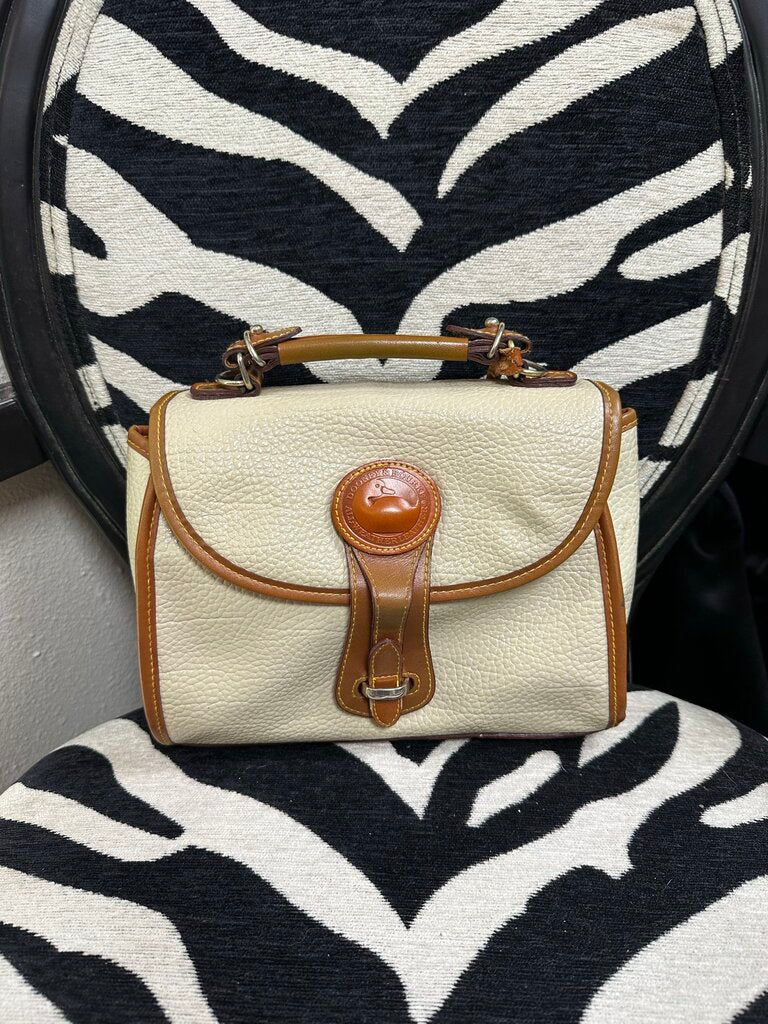 Dooney & Bourke Vintage Essex Cream Crossbody Bag