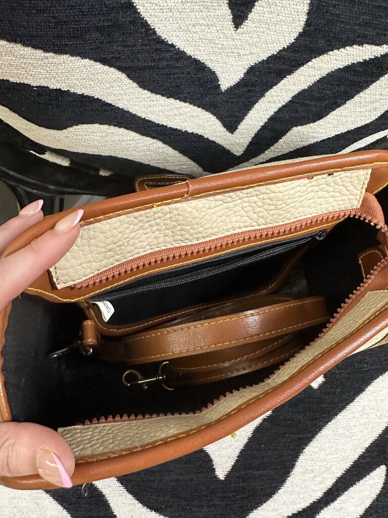 Dooney & Bourke Vintage Essex Cream Crossbody Bag