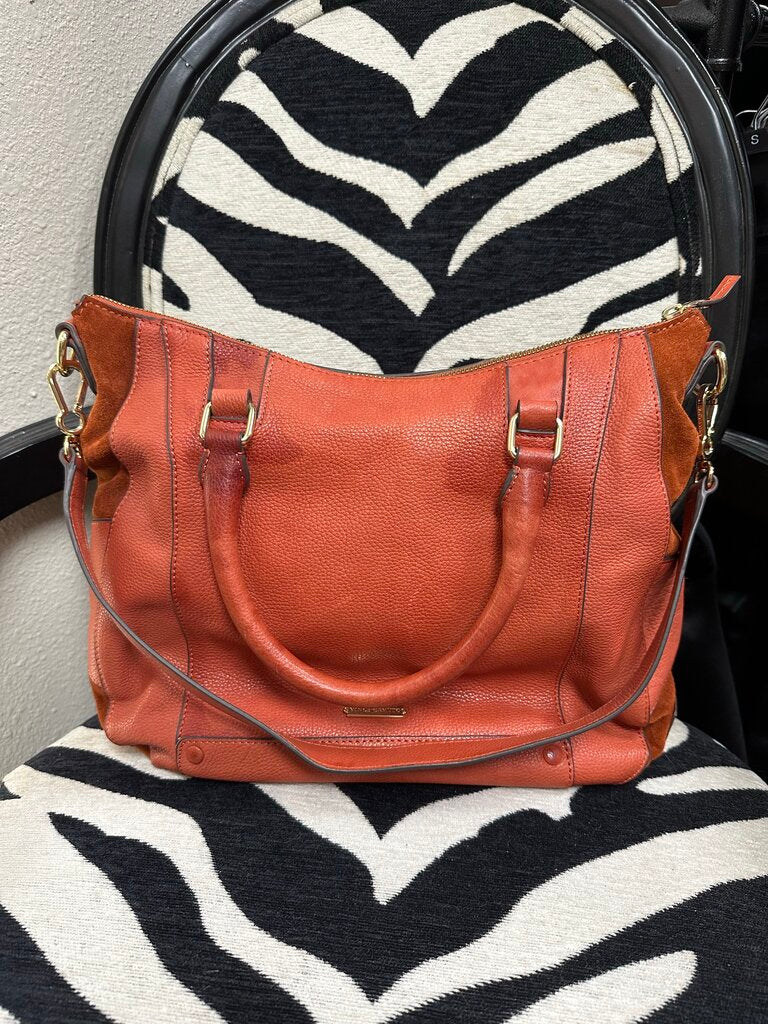 Vince Camuto Large Orange Tote Bag