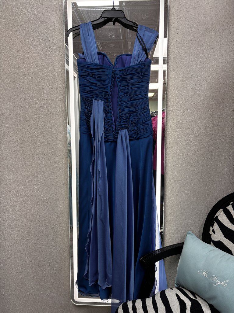 Blue Custom Gown Made in Venezuela