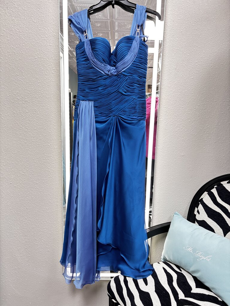 Blue Custom Gown Made in Venezuela