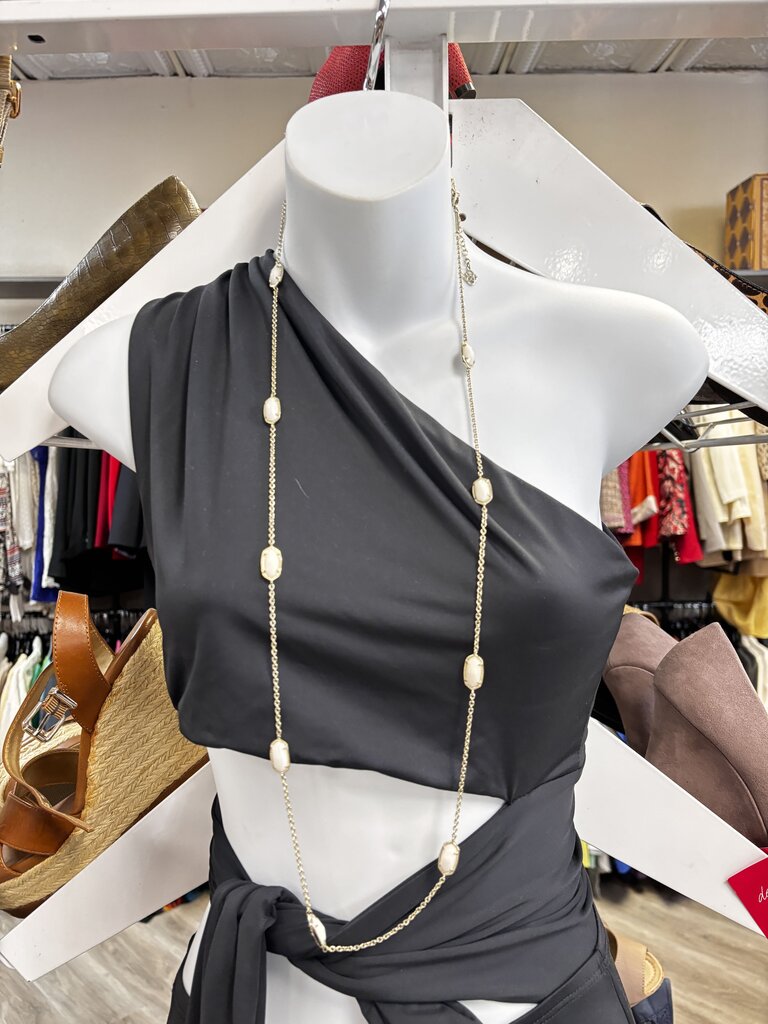 pearl gold necklace