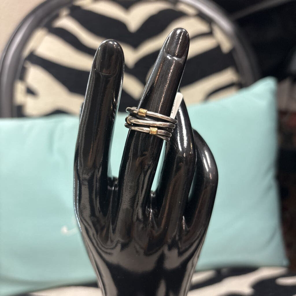 Pandora STER 5 ring w/ gold