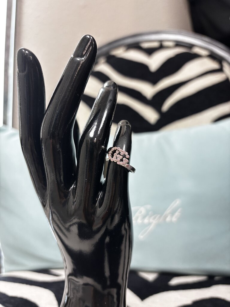 Gucci pink sapphire STER ring