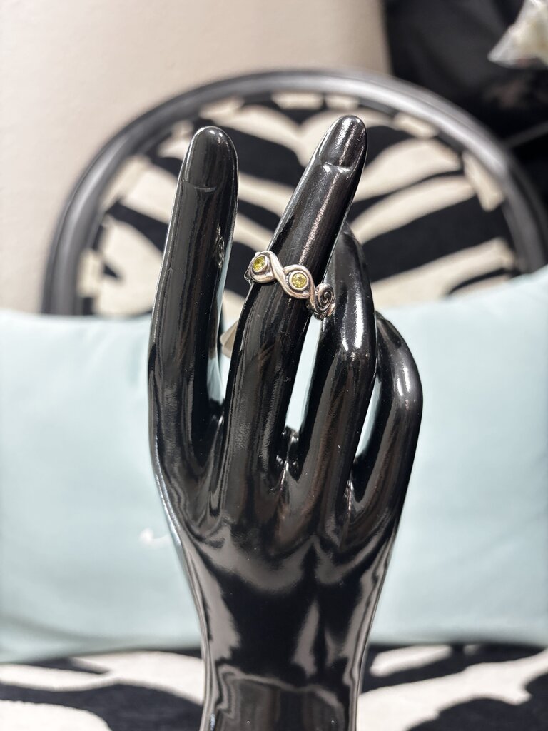 Pandora green STER ring