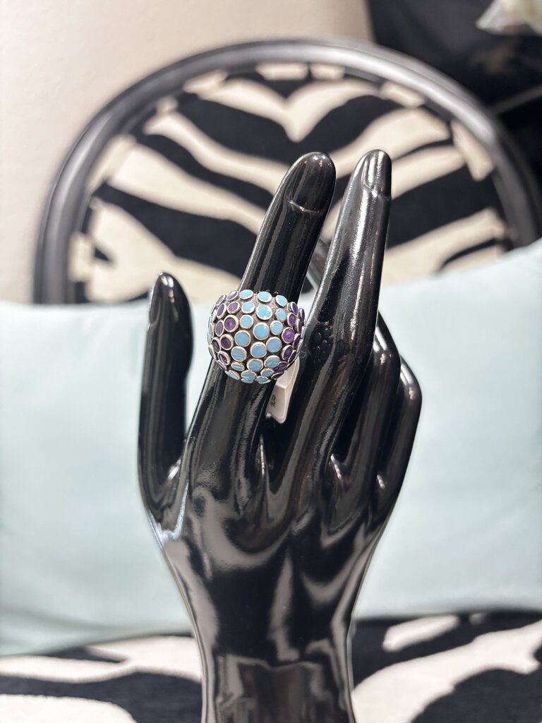 John Hardy vintage STER blue/purple ring