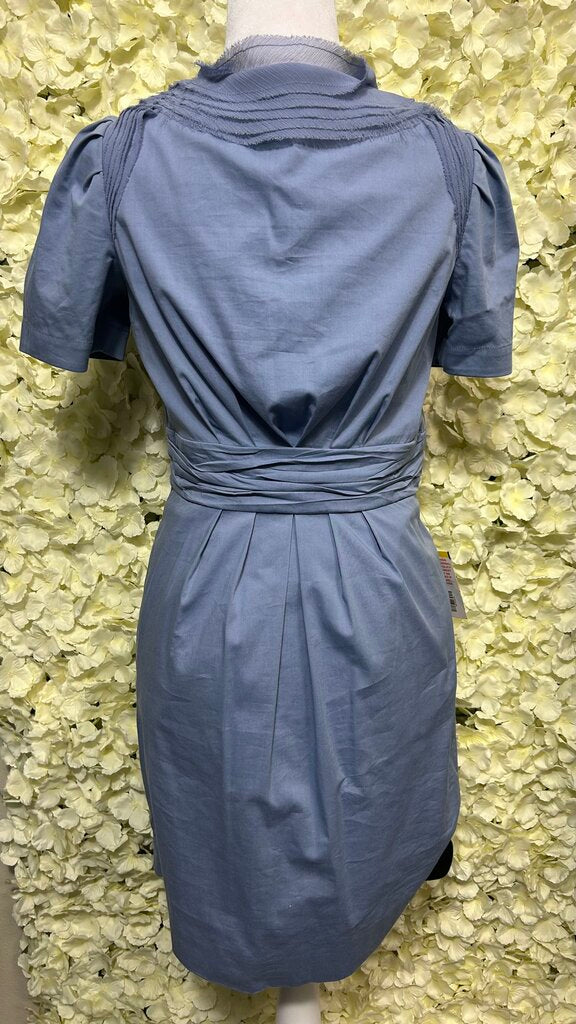 BCBG Blue Short Sleeve Dress